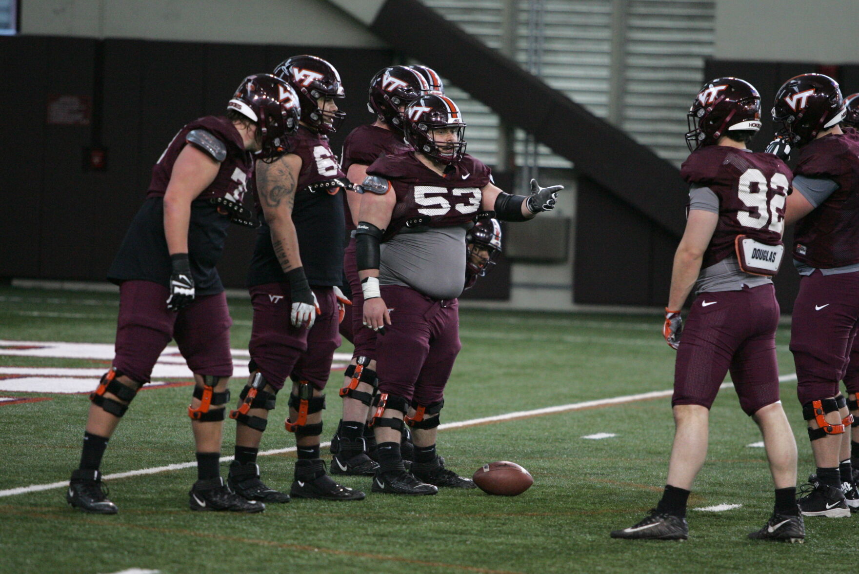 Virginia Tech offensive line